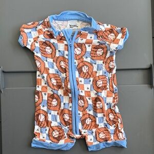 Dream big little co Baseball Print Romoer